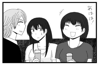 「あはは」ホストと楽しく笑う友人